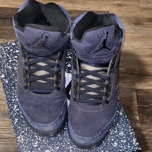 Jordan Navy Blue High-Top Sneakers